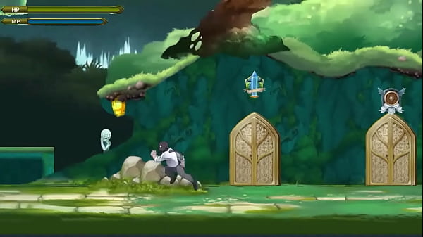 Man having sex in Uncle pantyhose in another world new hentai game video