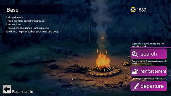 Pretty lady making a footjob in Suc dung side story hentai game