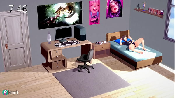 Una día normal de un femboy en un mundo de Futas