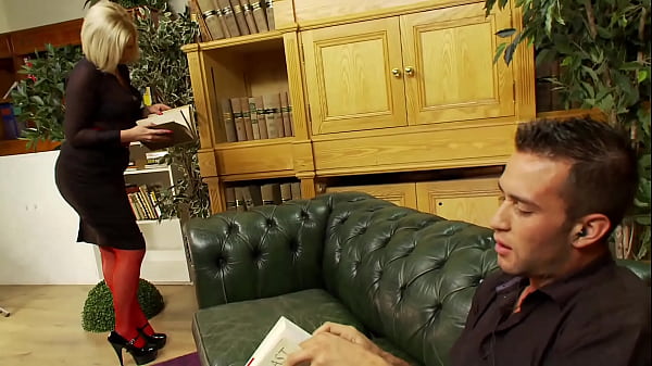 Blonde In Fishnets Anna Joy Gets Her Shaved Pussy Fucked And A Cum Facial