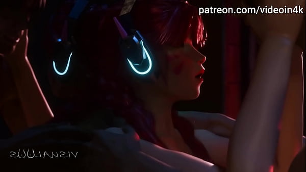 Cute & Hot D.va Romantic Washroom Sex – 3D Hentai Cartoon (AI upscaled) gameplay