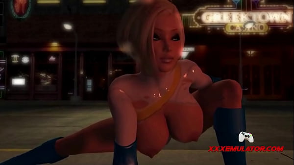 Fucking a beautiful big titted girl on the street – 3D Animation