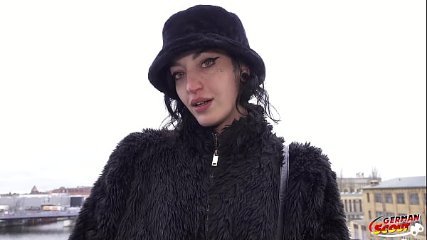 GERMAN SCOUT – Crazy Skinny Goth Girl Brisen love Rough Fuck at Porn Casting with Rimjob Squirting and Deepthroat