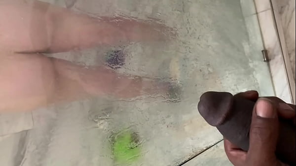 Stepbrother CAUGHT jacking off and spying on sexy ass stepsister ! SHE NEVER SAW A DICK SO BIG AND MADE ME CUM IN THE SHOWER WITH HER