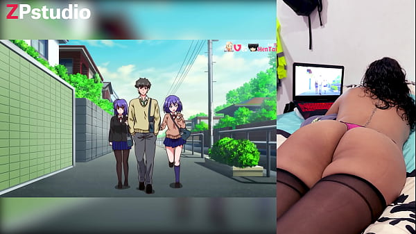 REACCION A HENTAI A Love Me Kaede to Suzu EN AUDIO LATINO A LA PUTA de mi hermanastra dafri le encanta parte 1