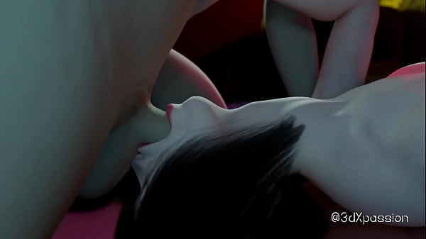 Nexus 3 Neon dreams. Cyberpunk sex with busty brunette. Extreme deepthroat