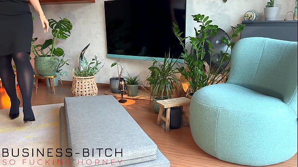 hot business woman in dried cum nylons gets more hot cum by the boss – business-bitch