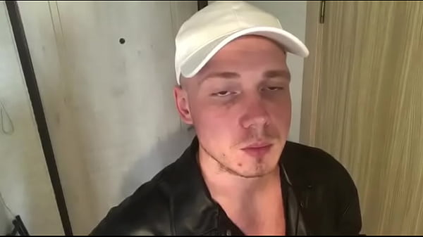 brutal guy in military pants pulled out his big dick