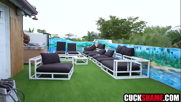 Horny wife sucking & fucking bbc ifo cuckold hubby