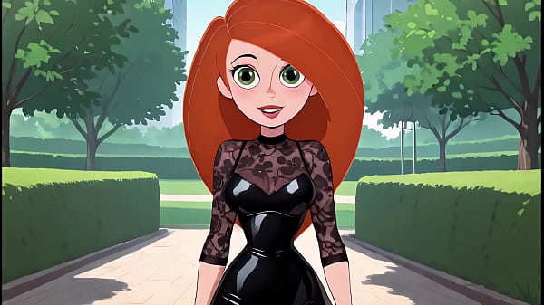 Redhead Cartoon Girl Sexy Black Lingerie Try On Haul Ai