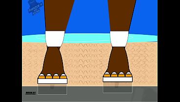 Curvy Sexy Ebony Photoshoot on beach