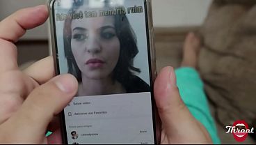 Amiga da minha esposa me chupando e fazendo footjob enquanto ela está ausente