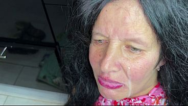 The stepmom got stuck in the washing machine and screamed for help, the stepson pulled her out, but first fucked her hard in anal, then she sucked and got cum on her face