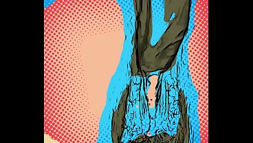 Cartoon gozada na buceta