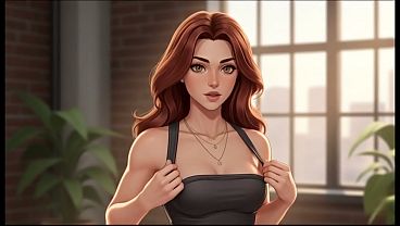 Hot AI stepsister wants your Big Dick! Massive Cumshot on tits and Facial