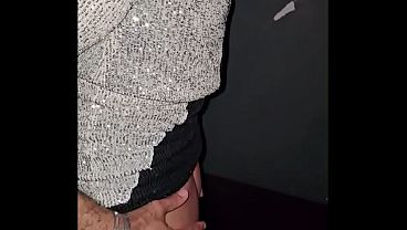 Slutty Brazilian wife goes to the club, fucks the waiter right in front of her submissive cuckold husband