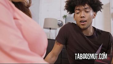 Curvy Stepmom Let’s New Black Stepson Fuck Her MILF Pussy