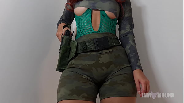Part 1 – Military girl doing a hard and sexy workout.