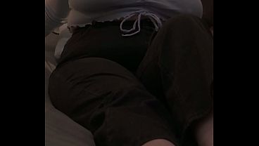 SH I’ll spit in your mouth after you suck my strap-on and lick my feet toes